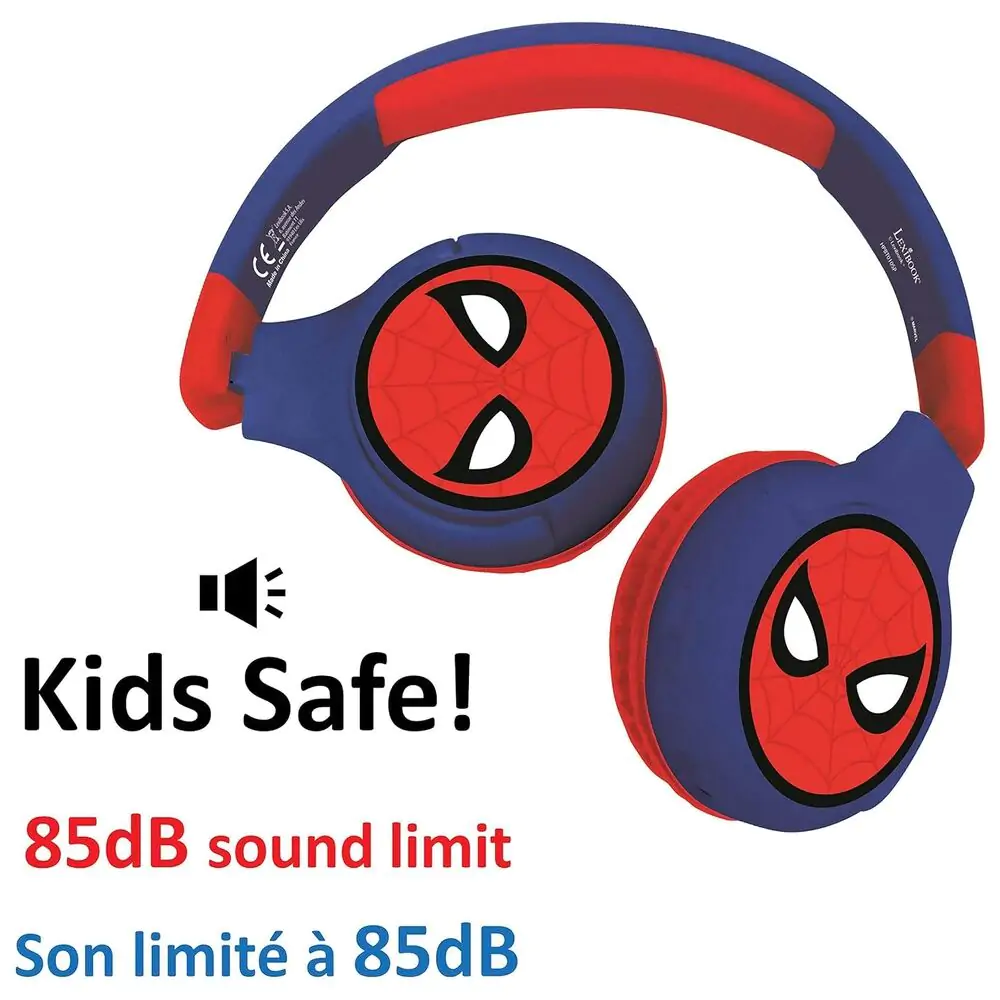 Marvel Spiderman Bluetooth bezdrôtové slúchadlá produktová fotografia