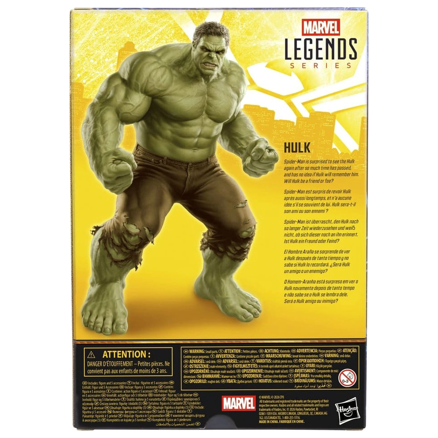 Spider-Man: Brand New Day Marvel Legends akčná figúrka Hulk 20 cm produktová fotografia