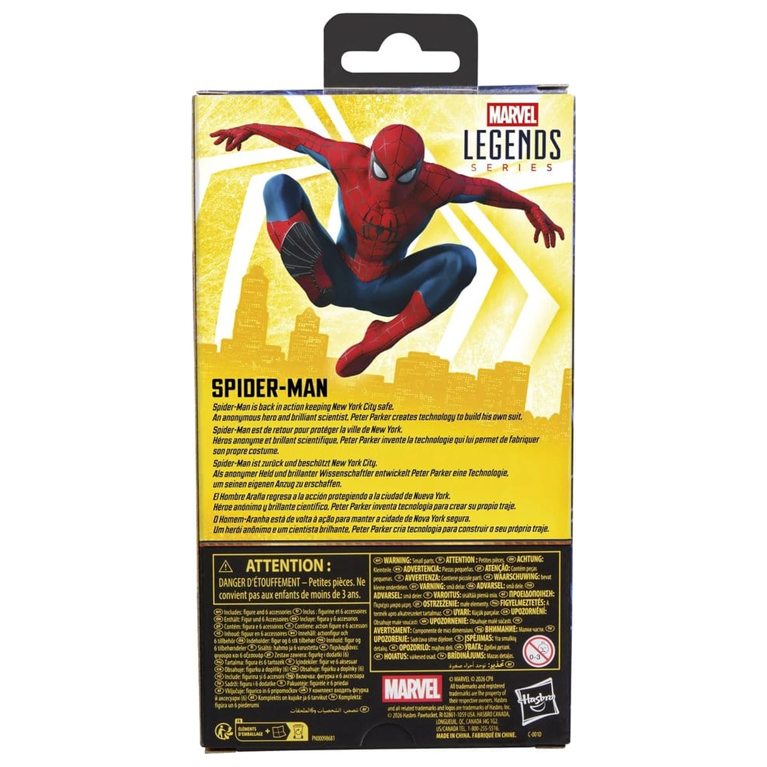 Spider-Man: Brand New Day Marvel Legends akčná figúrka Spider-Man 15 cm produktová fotografia