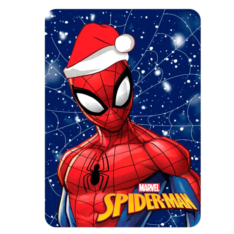 Marvel Spiderman Vianočná polar deka produktová fotografia