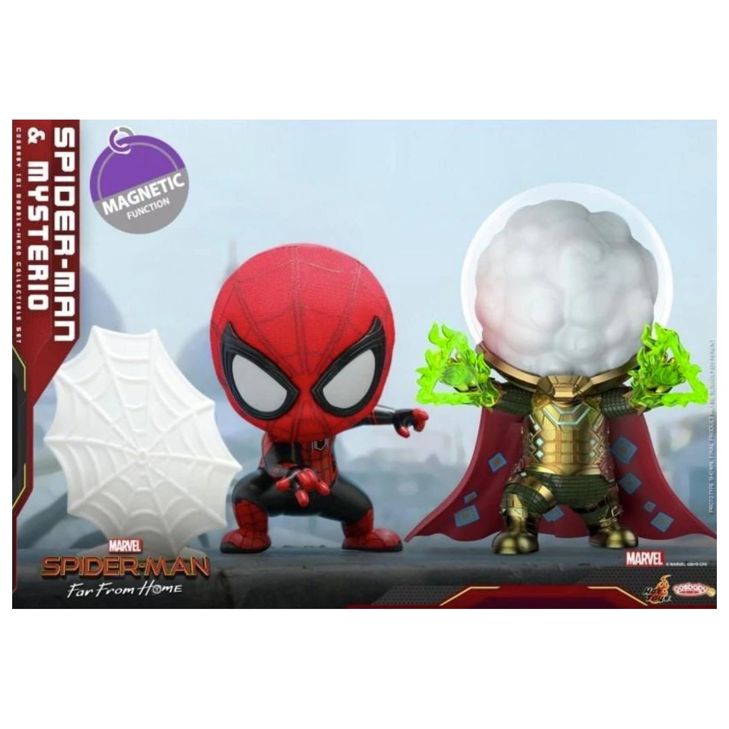 Spider-Man Cosbaby Wave 1 set Spider-Man a Mysterio produktová fotografia