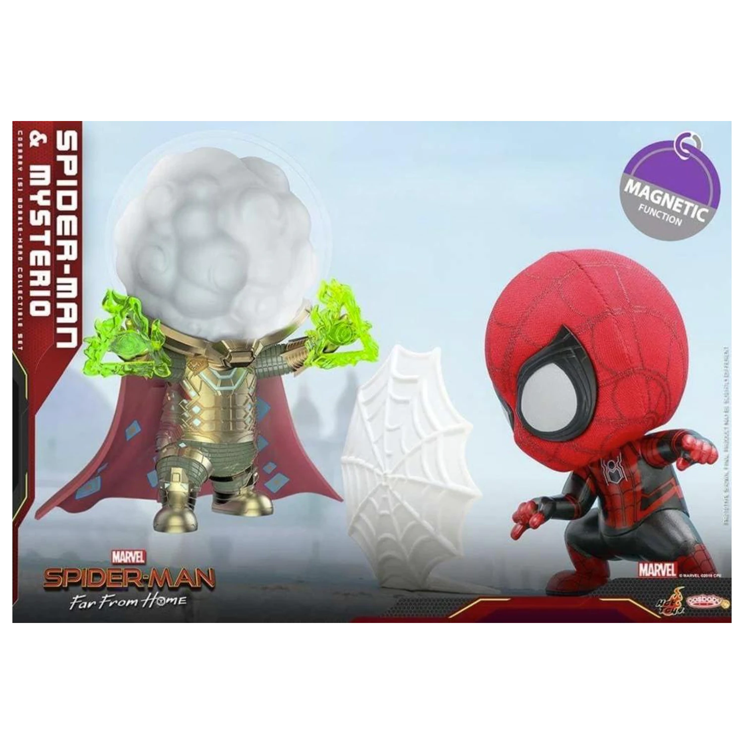 Spider-Man Cosbaby Wave 1 set Spider-Man a Mysterio produktová fotografia