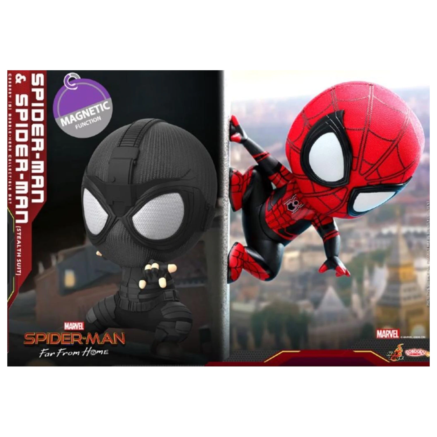 Spider-Man Cosbaby Wave 2 Spider-Man & Spider-Man Stealth Suit produktová fotografia
