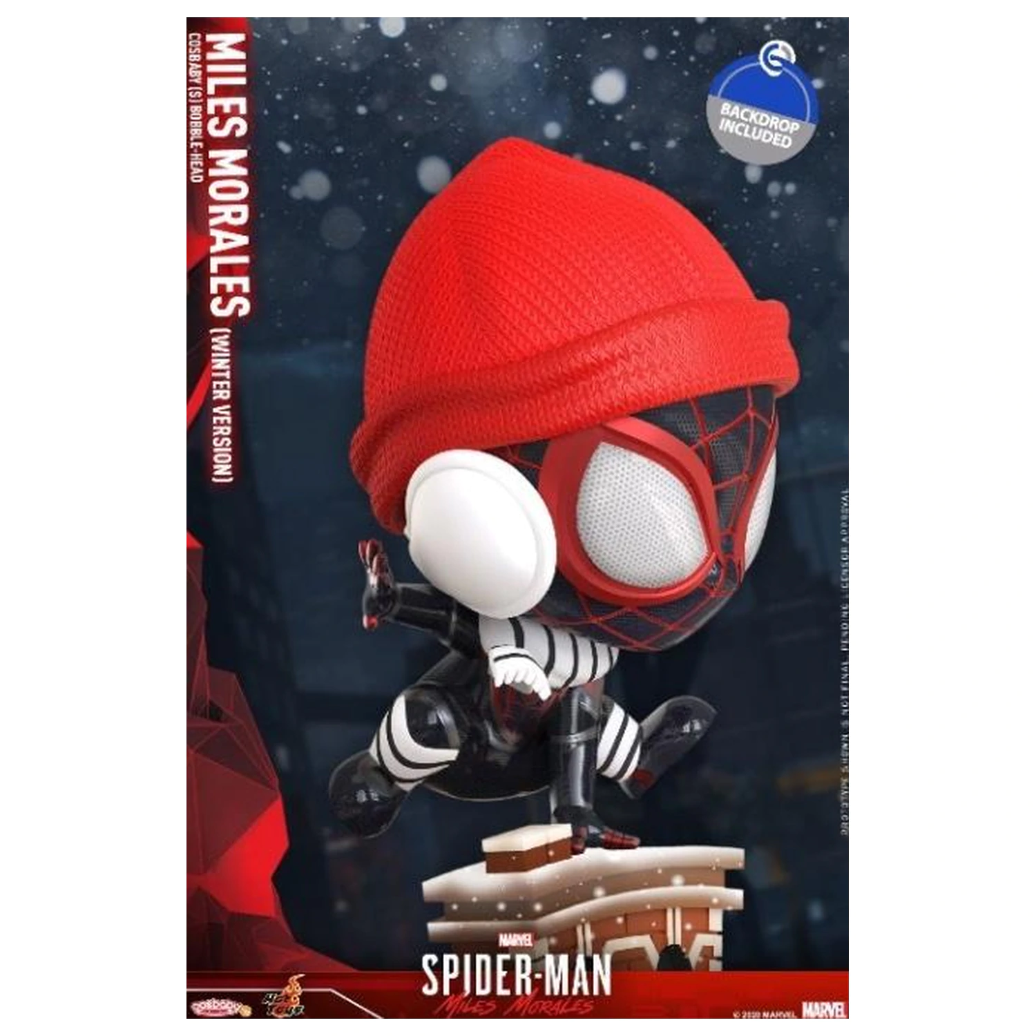 Spider-Man Cosbaby Wave 3 Miles Morales zimná verzia produktová fotografia