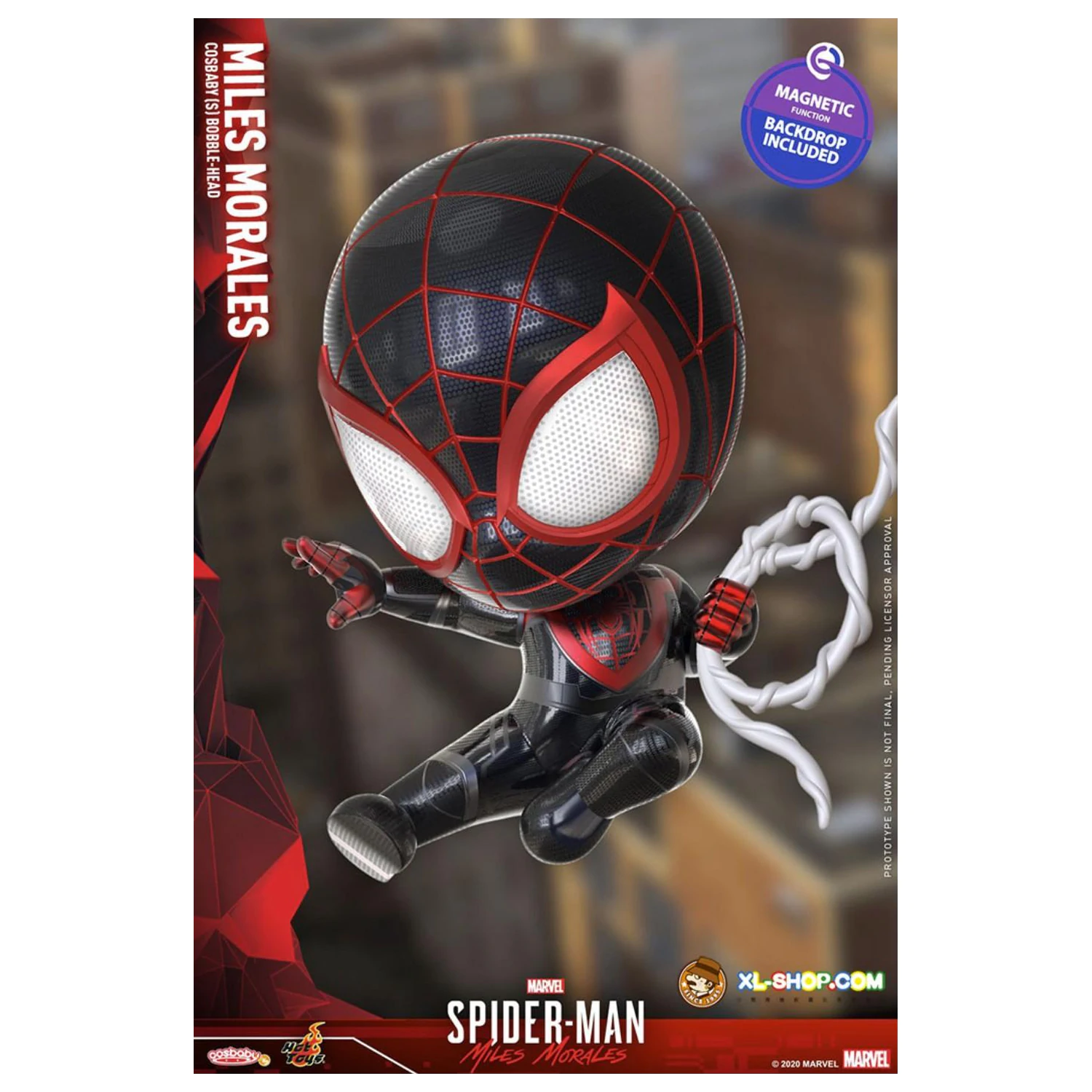 Spider-Man Cosbaby Séria 4 Miles Morales Bodega Cat Suit produktová fotografia