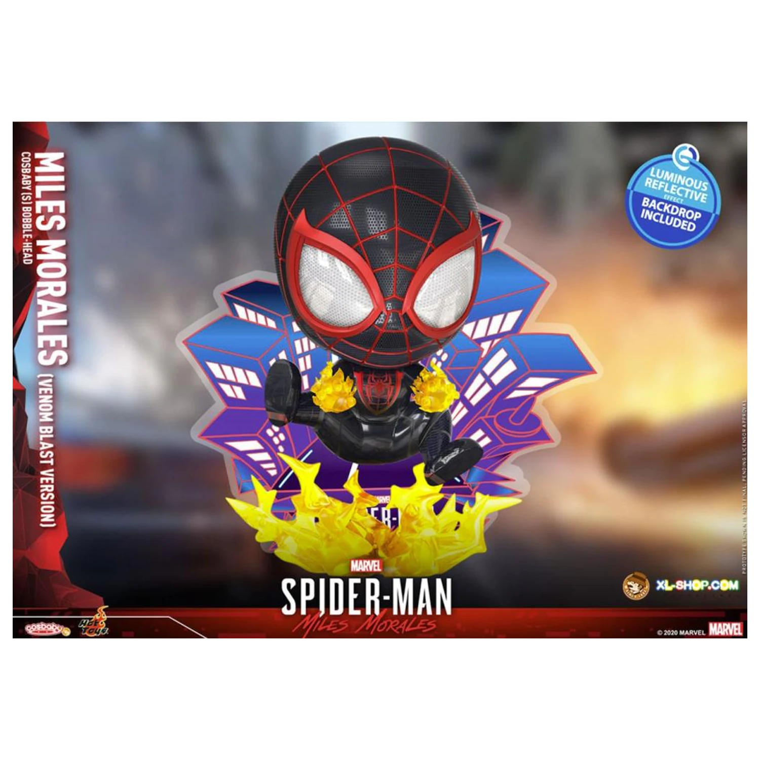 Spider-Man Cosbaby Wave 4 Miles Morales Venom Blast Version produktová fotografia