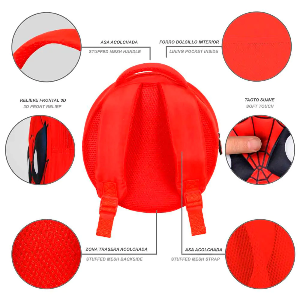 Marvel Spiderman Emoji 3D ruksak 22 cm produktová fotografia