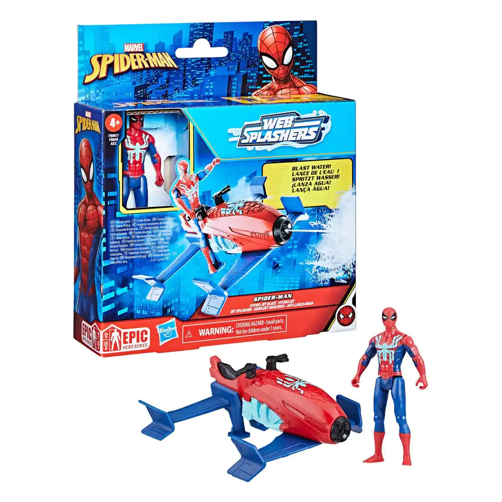 Spider-Man Epic Hero Series Web Splashers Akčná figúrka Spider-Man Hydro Jet Blast 10 cm produktová fotografia