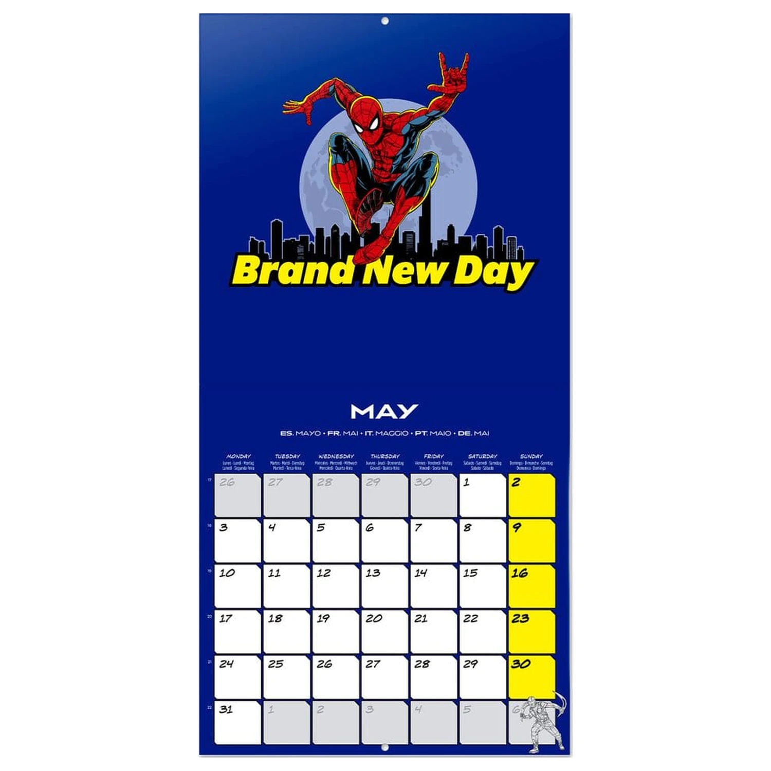 Spider-Man nástenný kalendár 2027 30 x 30 cm produktová fotografia