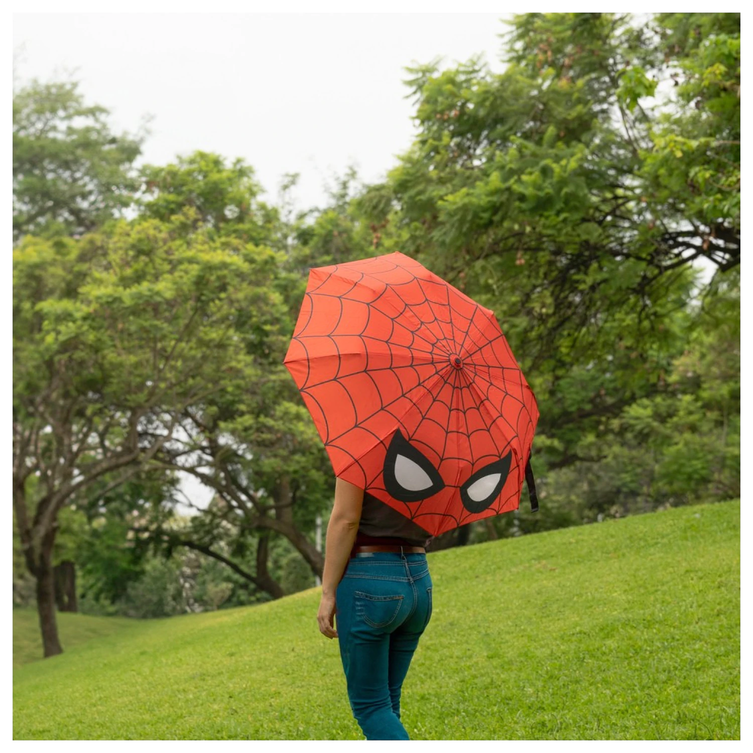 Marvel Spiderman Foodie automatický skladací dáždnik produktová fotografia
