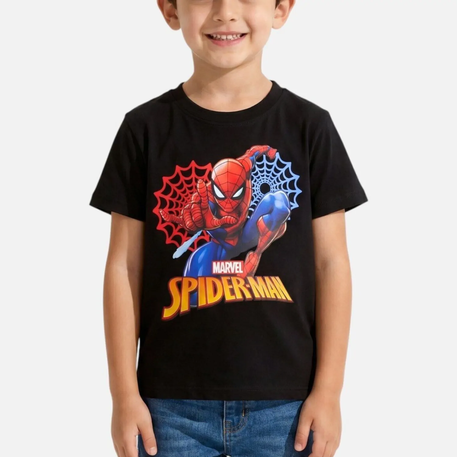 Spider-Man detské tričko - čierne produktová fotografia