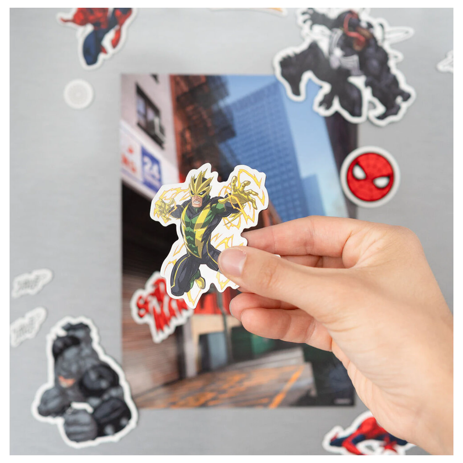 Marvel Spiderman sada vysekávaných magnetiek produktová fotografia