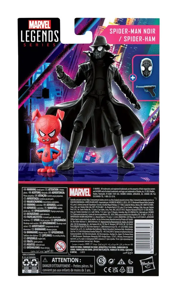 Spider-Man: Into the Spider-Verse Marvel Legends Akčné figúrky 2-Pack 2022 Spider-Man Noir & Spider-Ham 15 cm produktová fotografia