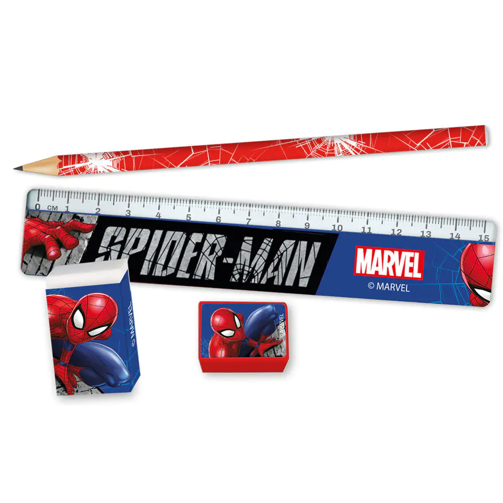Marvel Spiderman Stationery Set v puzdre produktová fotografia