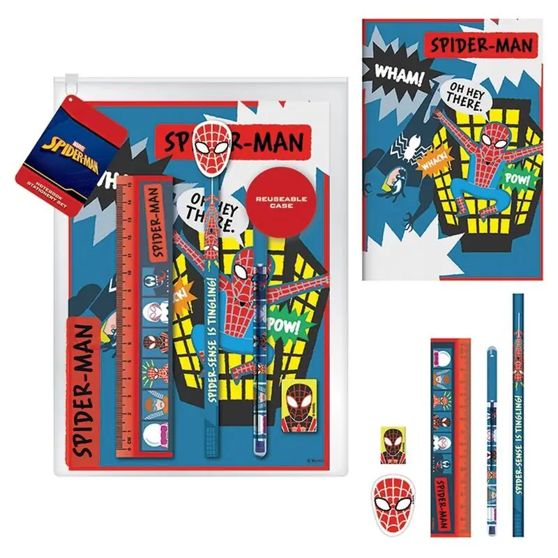 Marvel Spiderman Stationery set s notesom produktová fotografia