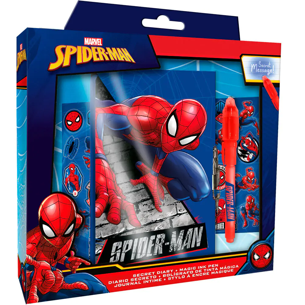 Marvel Spiderman Zápisník a Magické pero produktová fotografia