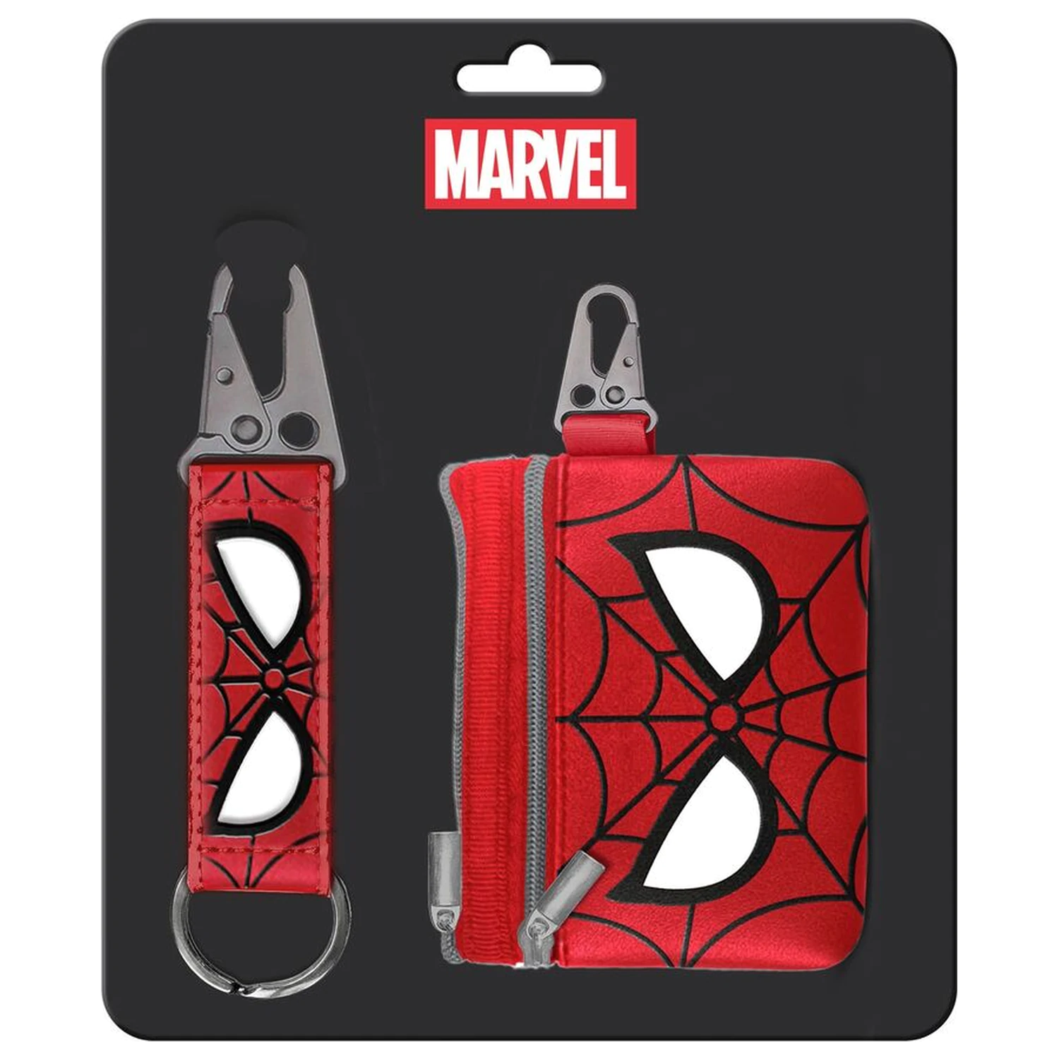Marvel Spiderman kľúčenka + súprava peňaženky produktová fotografia