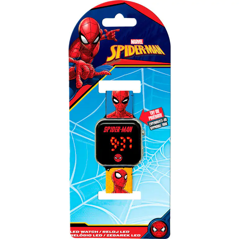 Marvel Spiderman LED hodinky produktová fotografia