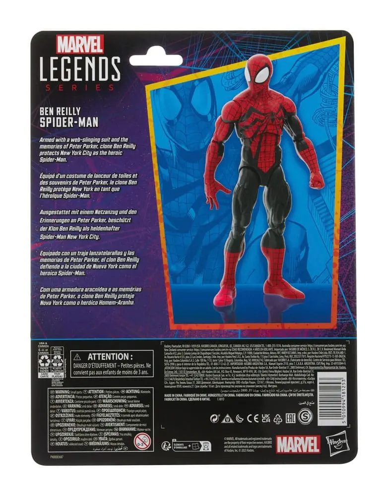 Spider-Man Marvel Legends Retro Collection Akčná figúrka Ben Reilly Spider-Man 15 cm termékfotó