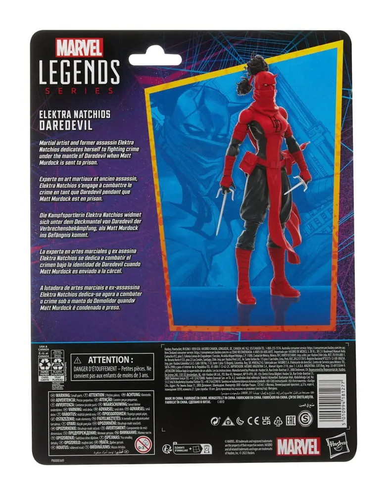 Spider-Man Marvel Legends Retro Collection akčná figúrka Elektra Natchios Daredevil 15 cm termékfotó