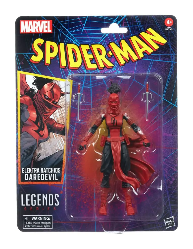 Spider-Man Marvel Legends Retro Collection akčná figúrka Elektra Natchios Daredevil 15 cm termékfotó