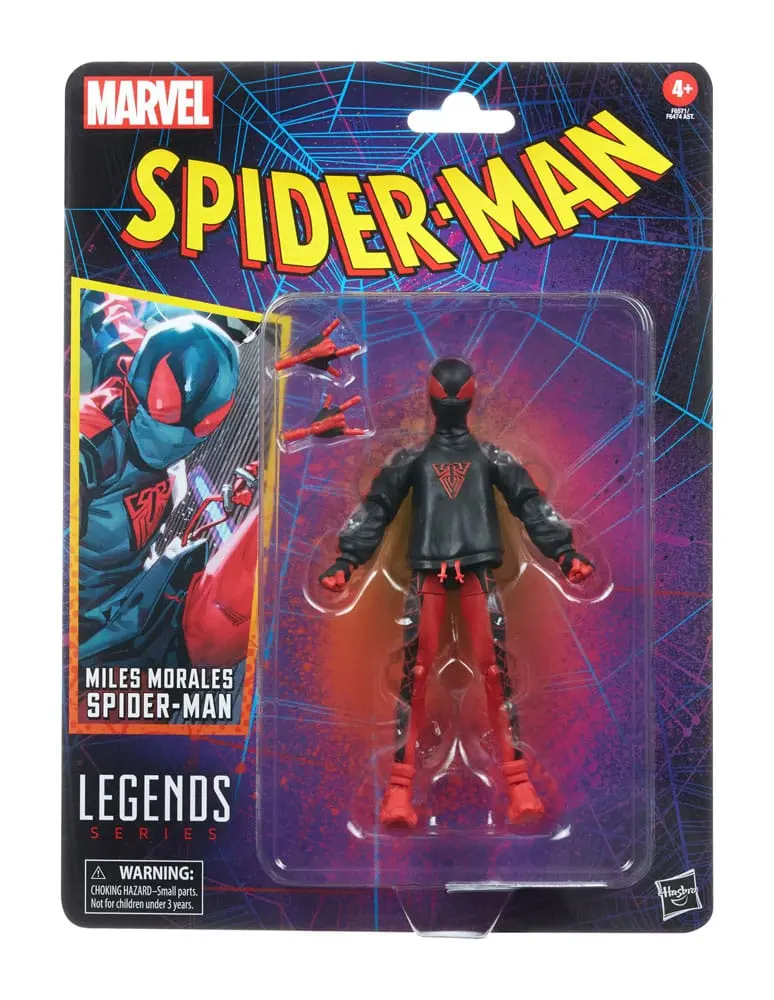 Spider-Man Marvel Legends Retro Collection akčná figúrka Miles Morales Spider-Man 15 cm termékfotó