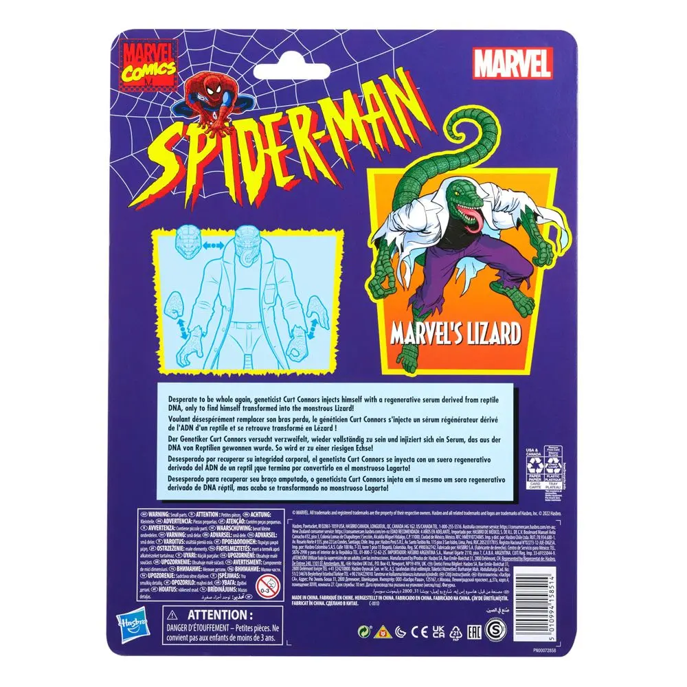Spider-Man Marvel Legends retro akčná figúrka Marvel's Lizard 15 cm produktová fotografia
