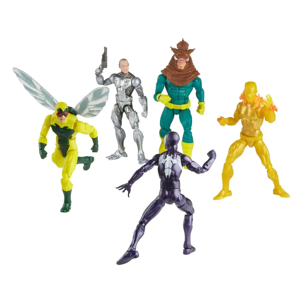 Spider-Man Marvel Legends Akčná Postavička 5-Pack Spider-Man, Silvermane, Human Fly, Molten Man, Razorback 15 cm termékfotó