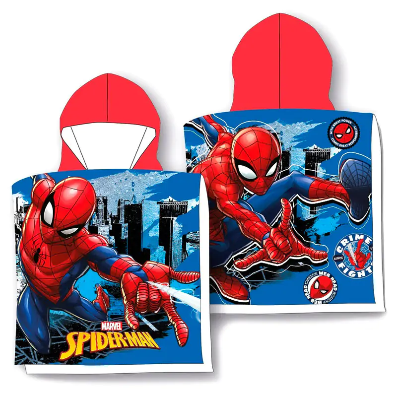 Marvel Spiderman mikrovláknový poncho törölköző termékfotó