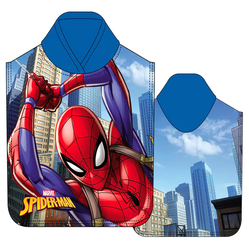 Marvel Spiderman microfibre pončo uterák produktová fotografia