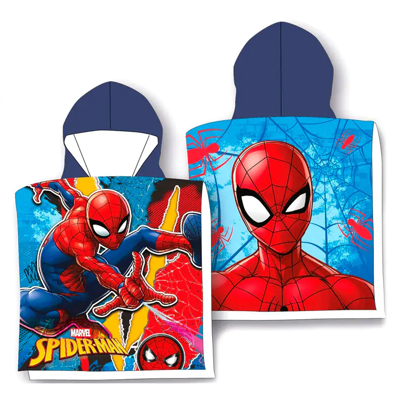 Marvel Spiderman microfibre pončo osuška produktová fotografia