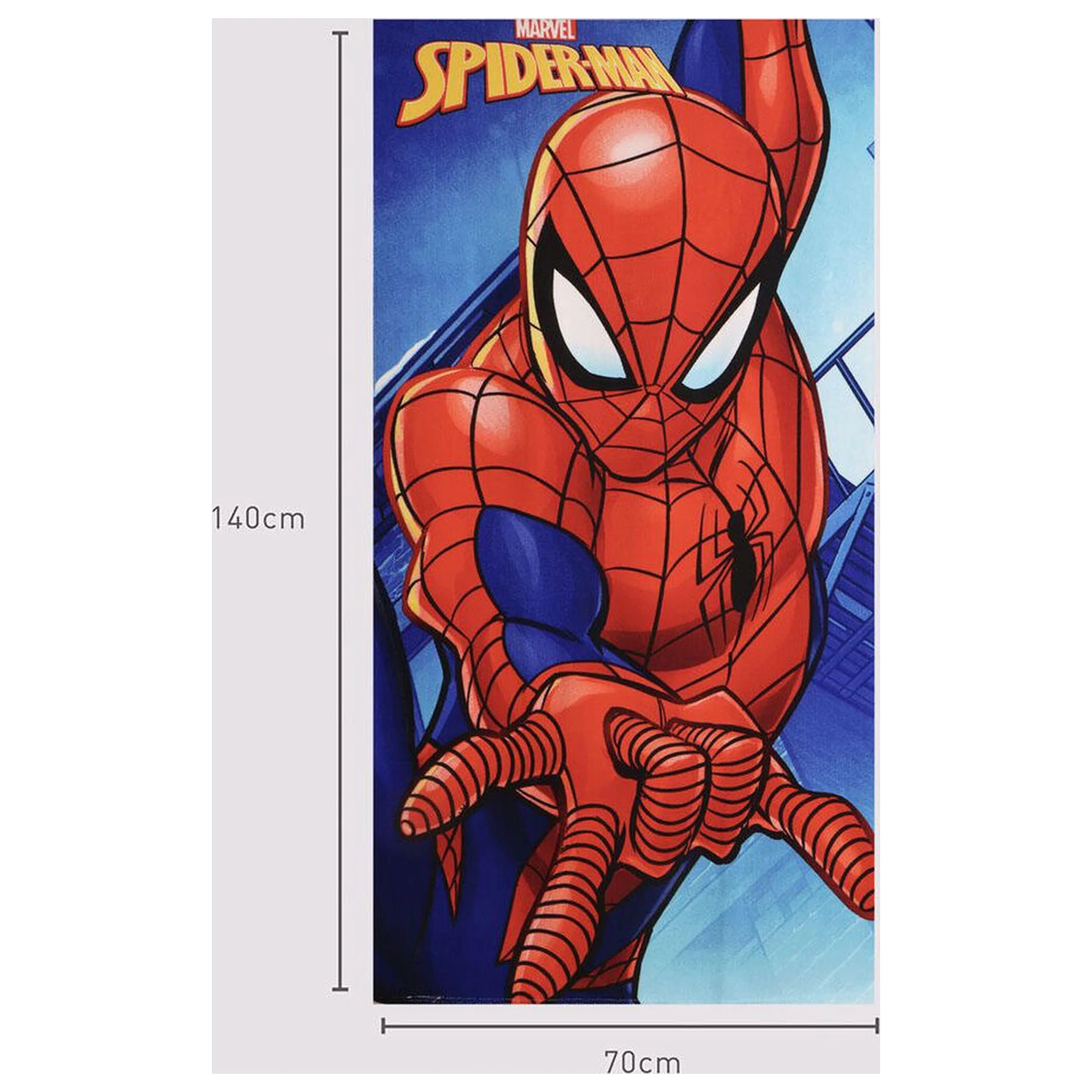 Marvel Spiderman mikro vláknová plážová osuška produktová fotografia