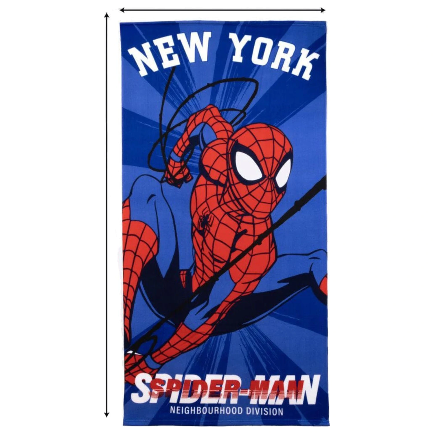 Marvel Spiderman uterák z mikrovlákna produktová fotografia