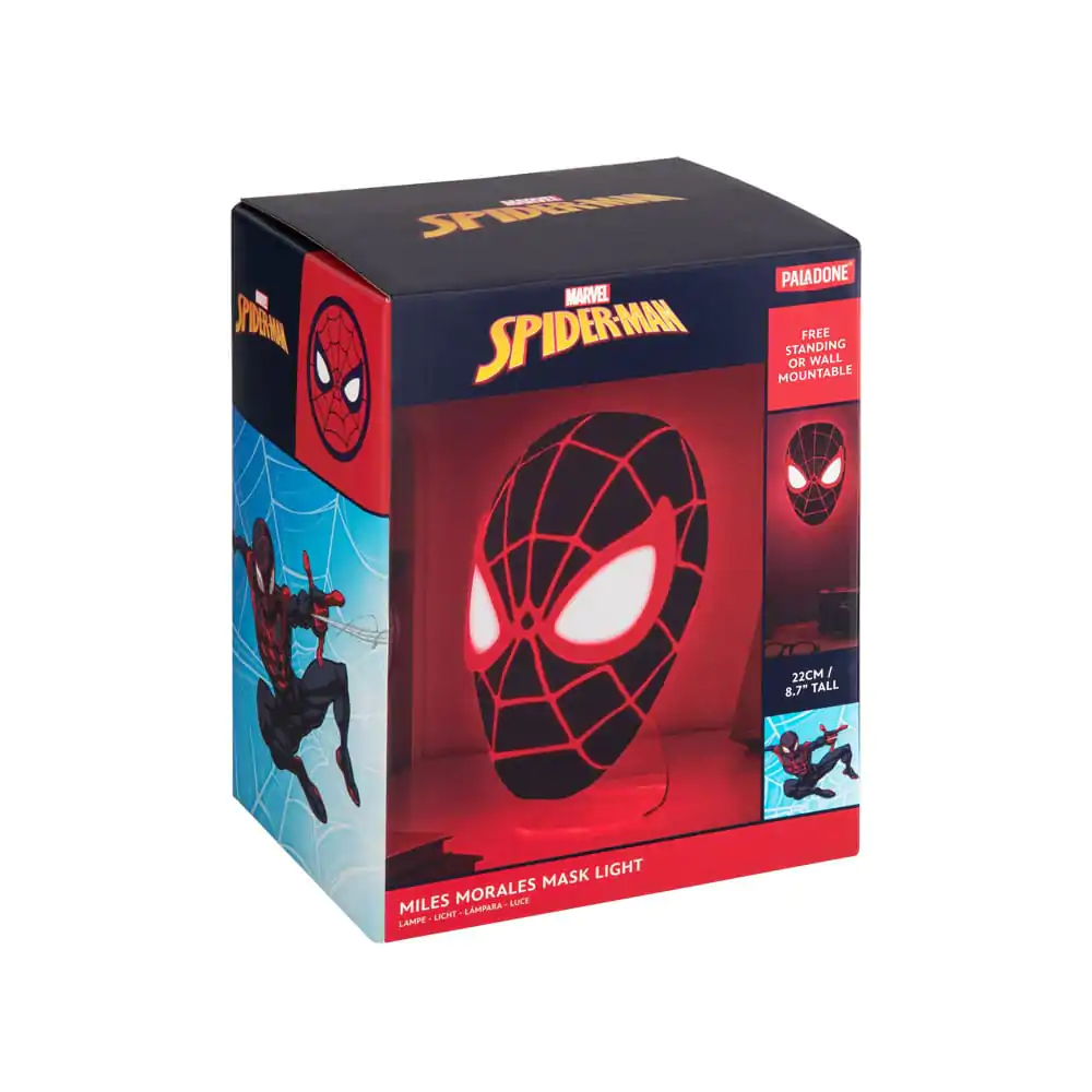 Spider-Man 3D LED Svetlo Miles Morales Maska produktová fotografia