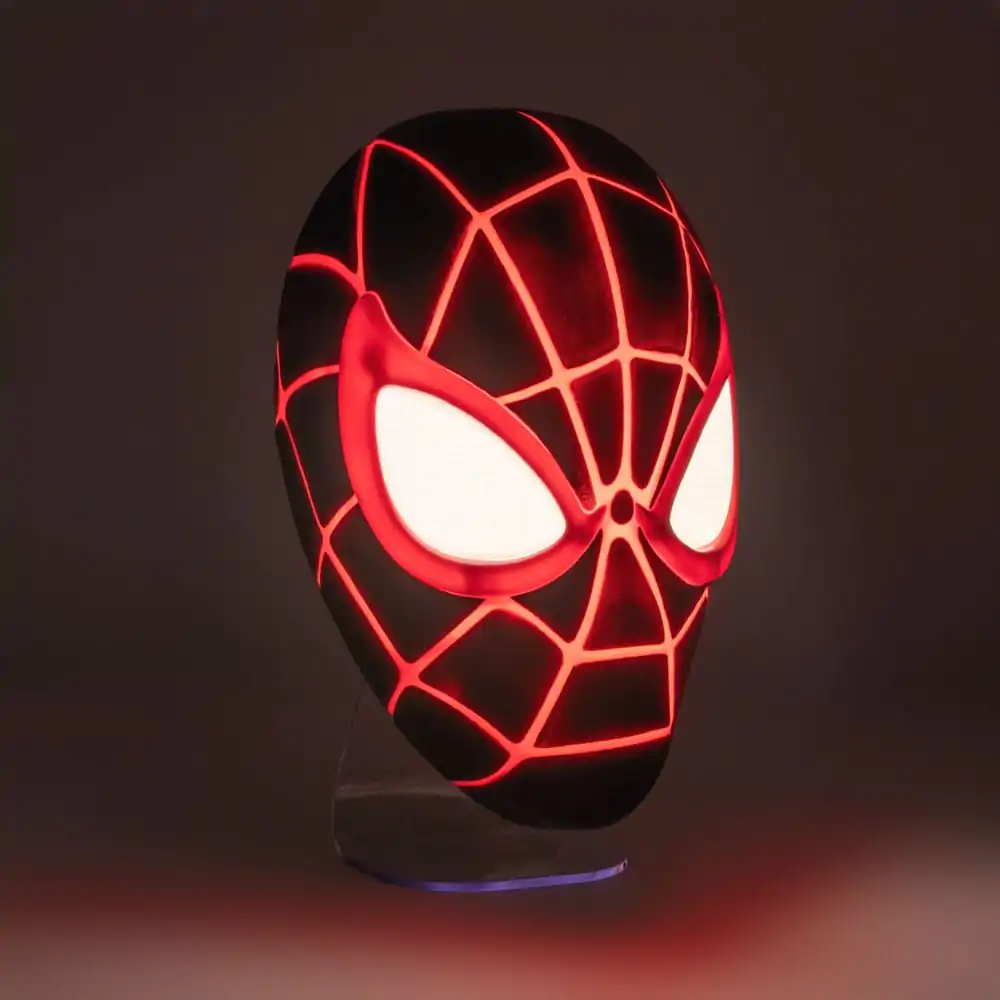 Spider-Man 3D LED Svetlo Miles Morales Maska produktová fotografia