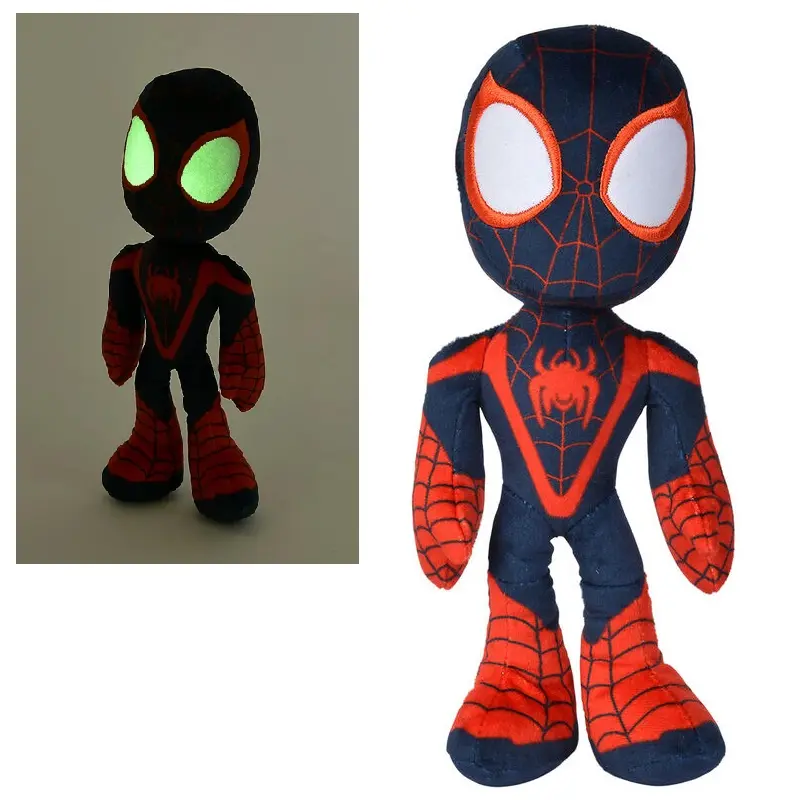 Marvel plyšová figúrka svietiaca v tme očiach Miles Morales 25 cm termékfotó