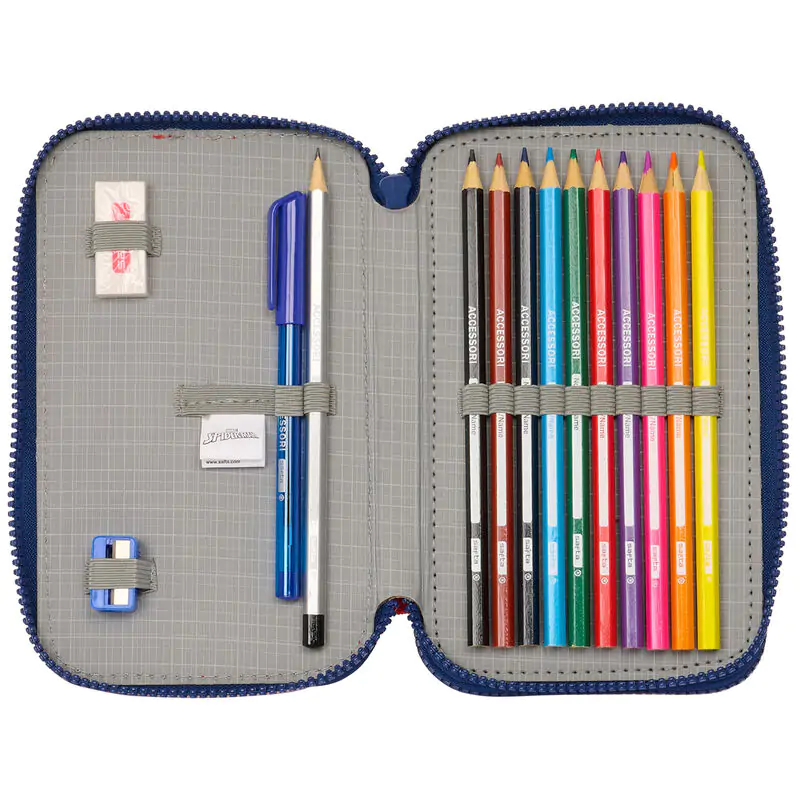 Marvel Spiderman Neon dvojité puzdro na ceruzky 28ks produktová fotografia