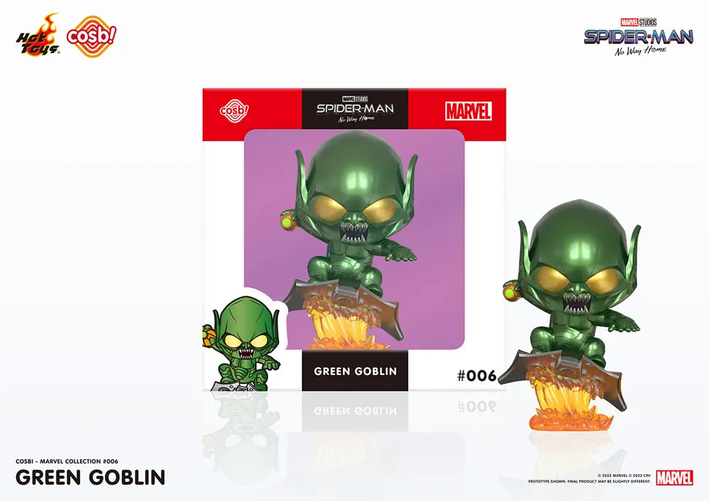 Spider-Man: No Way Home Cosbi Mini figúrka Green Goblin 8 cm termékfotó