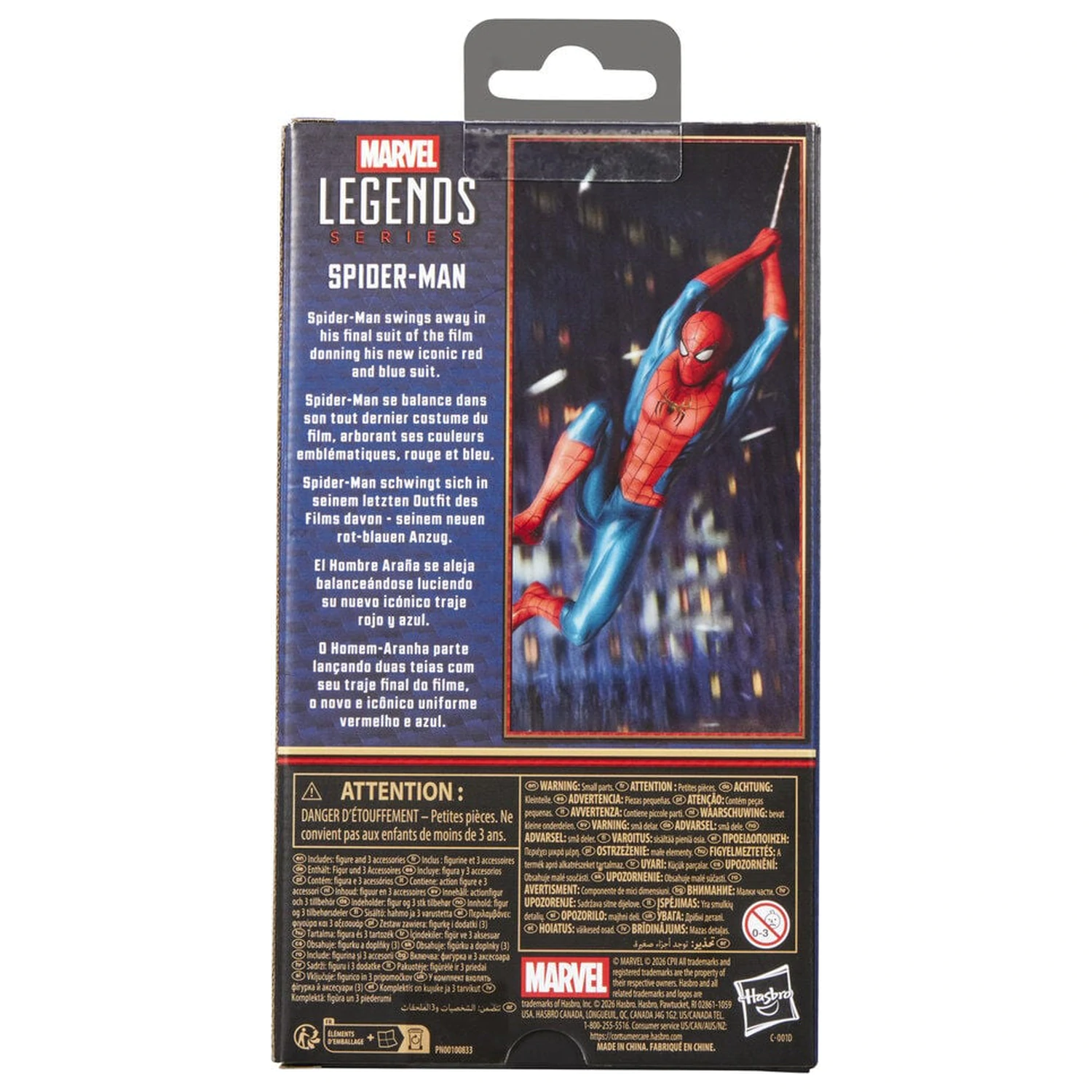 Spider-Man No Way Home Marvel Legends Series figúrka Spider-Mana 15cm produktová fotografia