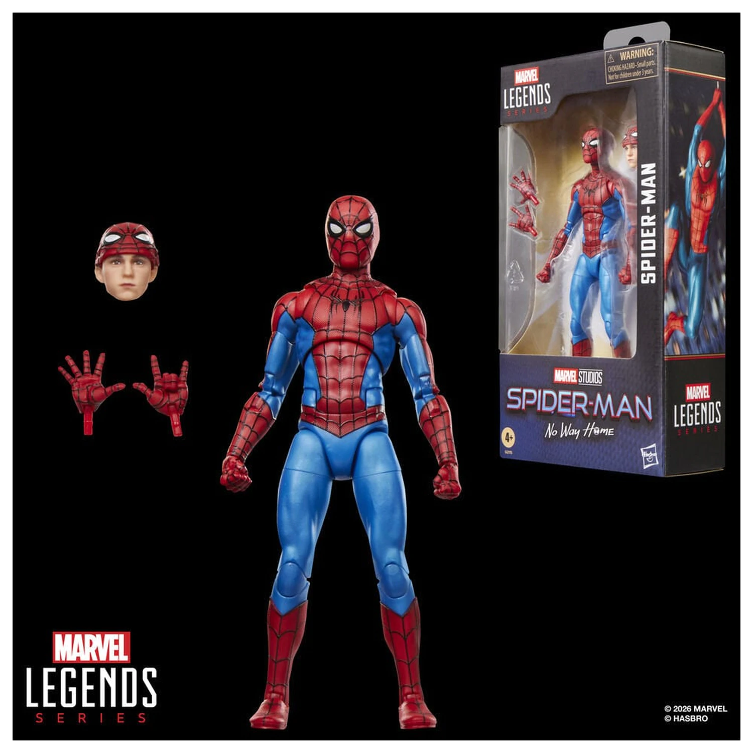 Spider-Man No Way Home Marvel Legends Series figúrka Spider-Mana 15cm produktová fotografia