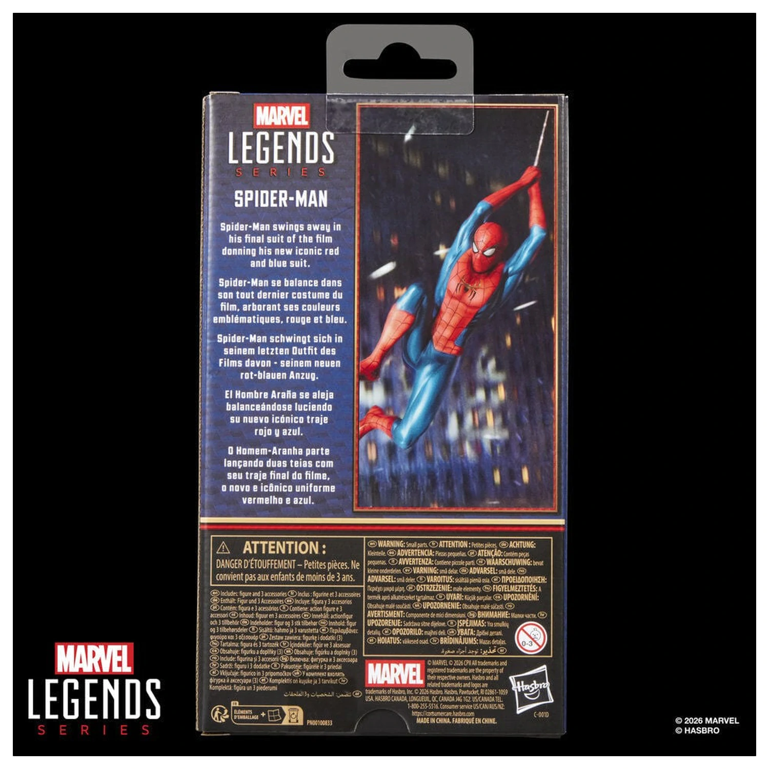 Spider-Man No Way Home Marvel Legends Series figúrka Spider-Mana 15cm produktová fotografia