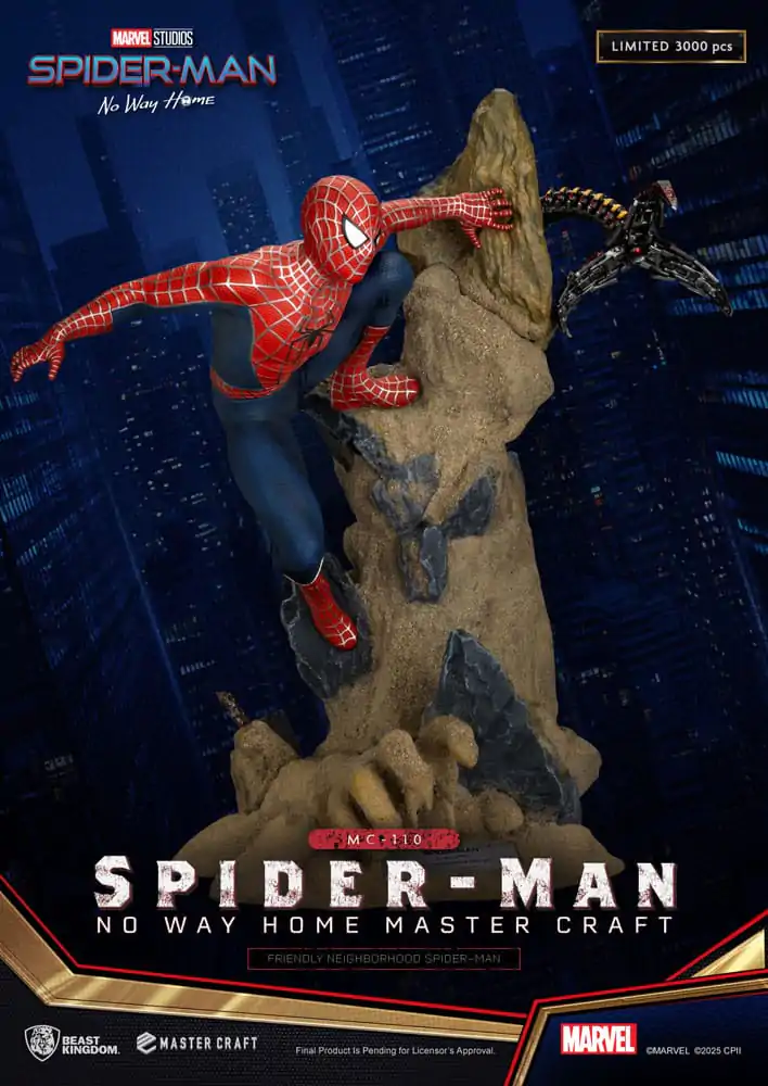 Spider-Man: No Way Home Master Craft socha Friendly Neighborhood Spider-Man 36 cm produktová fotografia