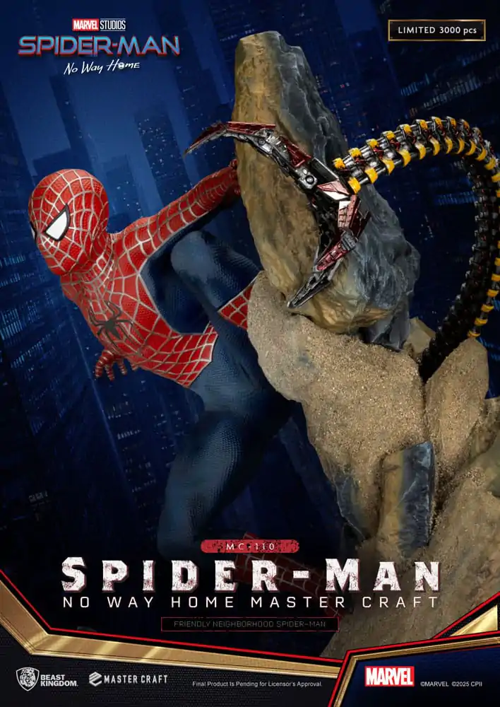 Spider-Man: No Way Home Master Craft socha Friendly Neighborhood Spider-Man 36 cm produktová fotografia