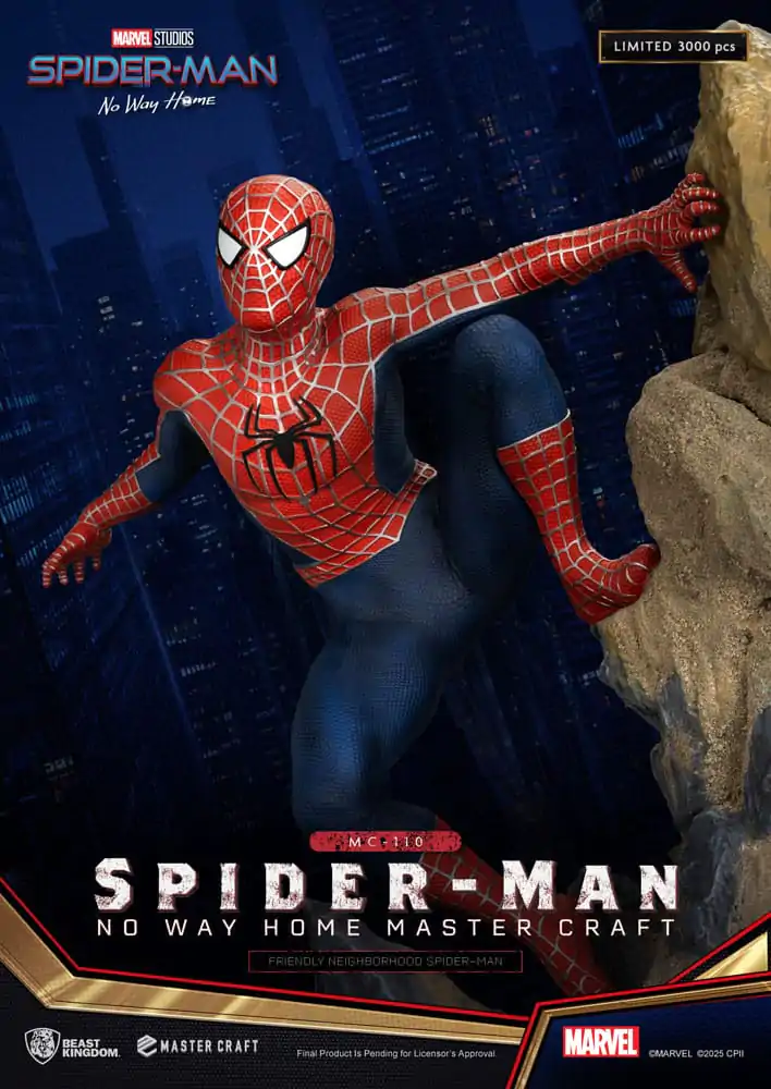 Spider-Man: No Way Home Master Craft socha Friendly Neighborhood Spider-Man 36 cm produktová fotografia