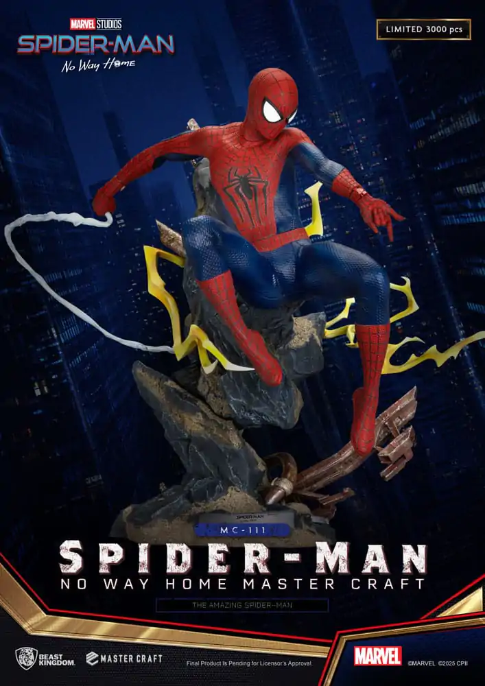 Spider-Man: No Way Home Master Craft Socha The Amazing Spider-Man 35 cm produktová fotografia