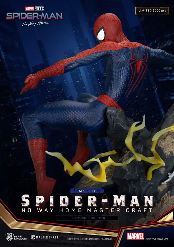 Spider-Man: No Way Home Master Craft Socha The Amazing Spider-Man 35 cm produktová fotografia