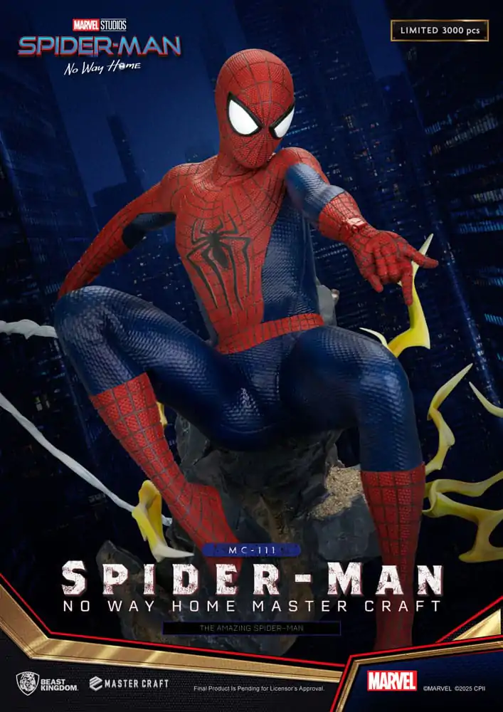 Spider-Man: No Way Home Master Craft Socha The Amazing Spider-Man 35 cm produktová fotografia
