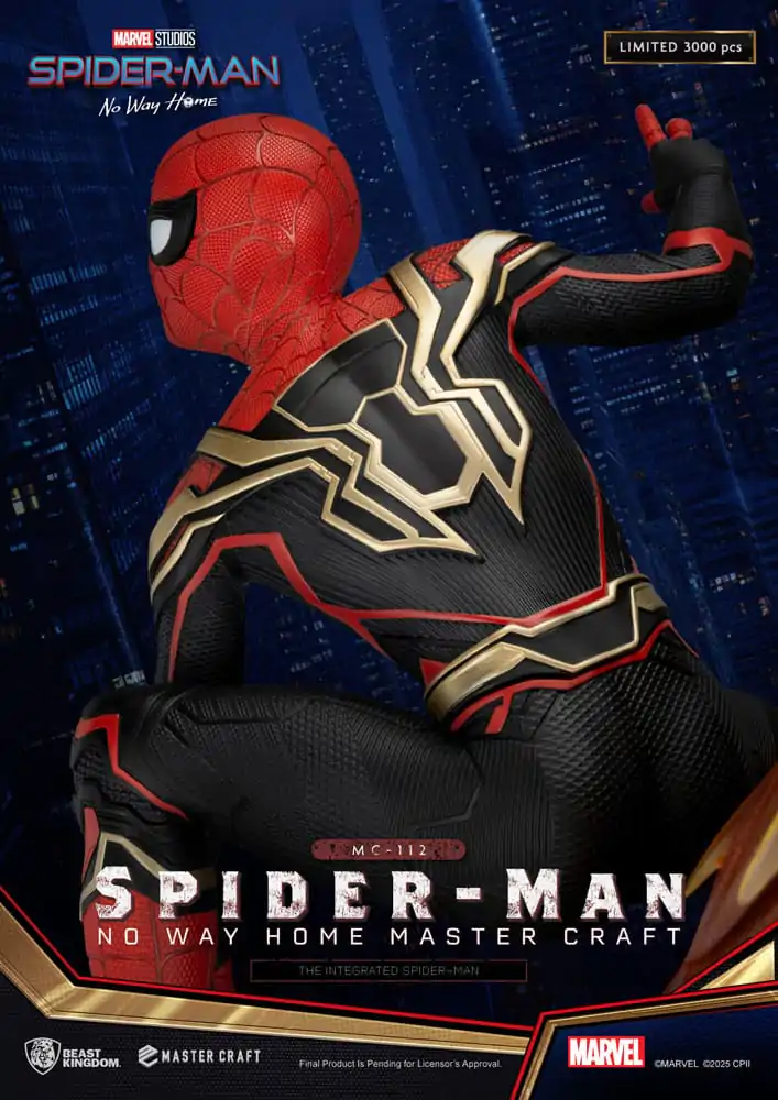 Spider-Man: No Way Home Master Craft Socha The Integrated Spider-Man 31 cm produktová fotografia