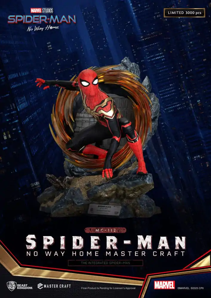 Spider-Man: No Way Home Master Craft Socha The Integrated Spider-Man 31 cm produktová fotografia