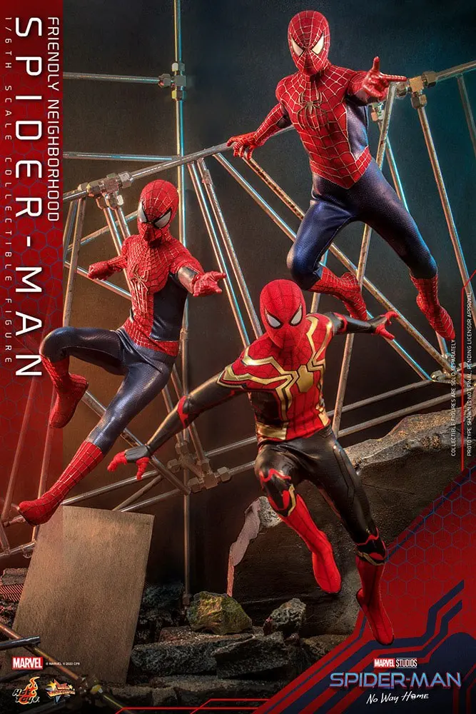 Spider-Man: No Way Home Movie Masterpiece Akčná figúrka 1/6 Friendly Neighborhood Spider-Man 30 cm termékfotó